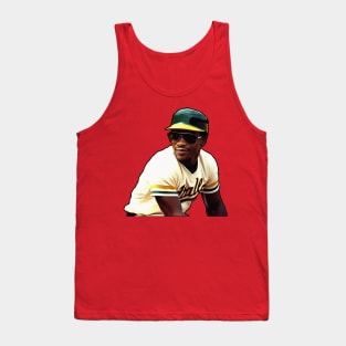 Portrait of baseball star Rickey Henderson Tank Top